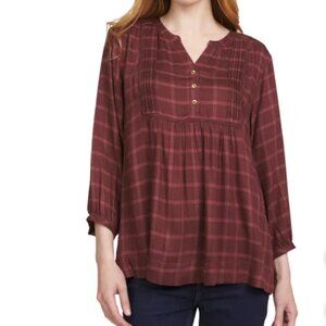 Plaid blouse